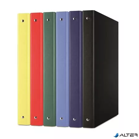 Gyűrűs könyv, 4 gyűrű, 35 mm, A4, PP/karton, DONAU, zöld