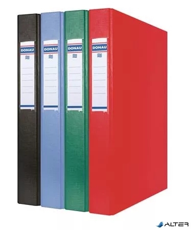 Gyűrűs könyv, 2 gyűrű, 40 mm, A4, PP/karton, DONAU, kék