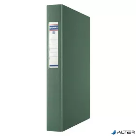   Gyűrűs könyv, 2 gyűrű, 40 mm, A4, PP/karton, DONAU, zöld