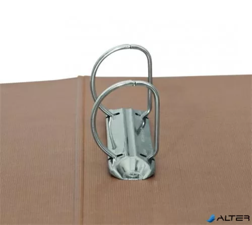 Gyűrűs könyv, 2 gyűrű, D alakú, 50 mm, A4, karton, DONAU 'Life', neon rózsaszín