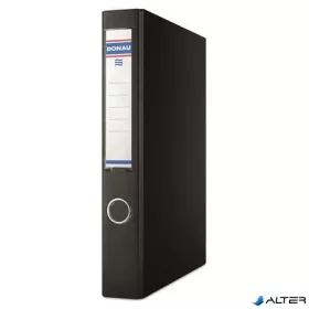   Gyűrűs könyv, 2 gyűrű, D alakú, 45 mm, A4, PP/karton, DONAU, fekete