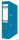 Iratrendező, 75 mm, A4, PP/karton, élvédő sínnel,  DONAU 'Life', neon kék