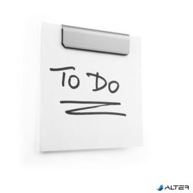   Jegyzettartó klip, öntapadó, mágneses, DURABLE "DURAFIX® CLIP", ezüst