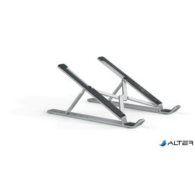 Notebookállvány, asztali, DURABLE "FOLD", ezüst