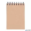 Jegyzetfüzet, spirálozott, A6, vonalas, 80 lap, OFFICE PRODUCTS "Craft"