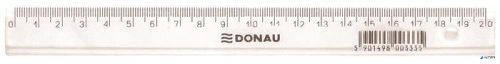 Vonalzó, műanyag, 20 cm, DONAU
