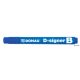 Táblamarker, 2-4 mm, kúpos, DONAU "D-signer B", kék