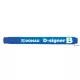 Táblamarker, 2-4 mm, kúpos, DONAU "D-signer B", kék