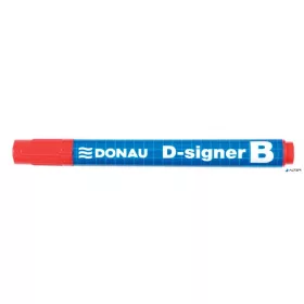   Táblamarker, 2-4 mm, kúpos, DONAU "D-signer B", piros