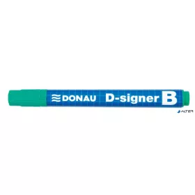   Táblamarker, 2-4 mm, kúpos, DONAU "D-signer B", zöld