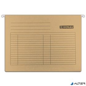 Függőmappa, karton, A4, DONAU, barna