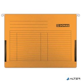 Függőmappa, oldalvédelemmel, karton, A4, DONAU, narancs