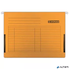 Függőmappa, oldalvédelemmel, karton, A4, DONAU, narancs