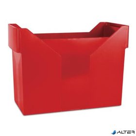 Függőmappa tároló, műanyag, DONAU, piros