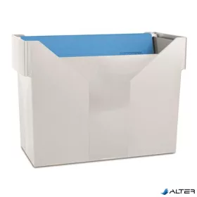   Függőmappa tároló, műanyag, 5 db függőmappával, DONAU, szürke