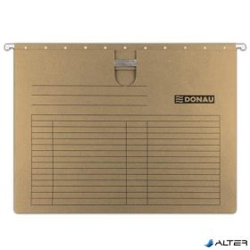 Függőmappa, gyorsfűzős, karton, A4, DONAU, barna