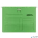 Függőmappa, gyorsfűzős, karton, A4, DONAU, zöld