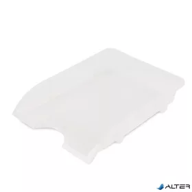   Irattálca, műanyag, törhetetlen, DONAU "Solid", fehér