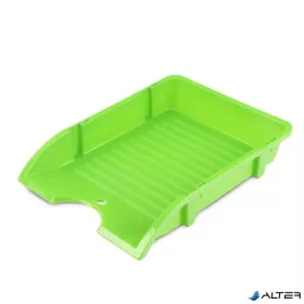   Irattálca, műanyag, törhetetlen, DONAU "Solid", világoszöld