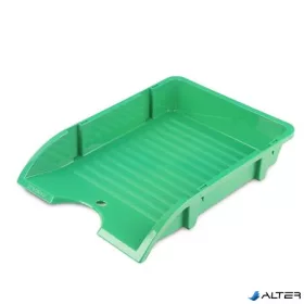   Irattálca, műanyag, törhetetlen, DONAU 'Solid', zöld