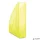 Iratpapucs, műanyag, 70 mm, DONAU, áttetsző sárga