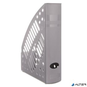 Iratpapucs, műanyag, 70 mm, DONAU, szürke