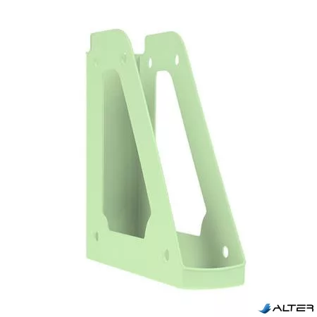 Iratpapucs, műanyag, 70 mm, DONAU, pasztellzöld