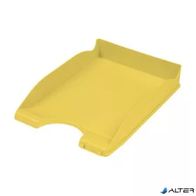 Irattálca, műanyag, DONAU, pasztellsárga