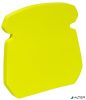 Öntapadó jegyzettömb, telefon alakú, 50 lap, DONAU, sárga