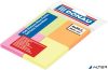 Öntapadó jegyzettömb, 38x51 mm, 4x50 lap, DONAU, vegyes szín