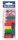 Jelölőcímke, műanyag, címke és nyíl forma, 8x25 lap, 12x45/42 mm, DONAU, neon szín