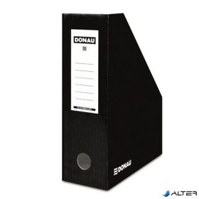 Iratpapucs, karton, 100 mm, DONAU, fekete