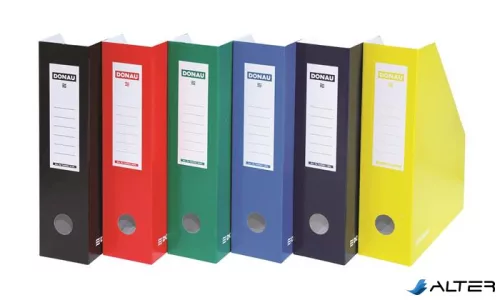 Iratpapucs, karton, 80 mm, DONAU, sötétkék