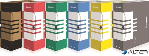 Archiválódoboz, A4, 120 mm, karton, DONAU, zöld