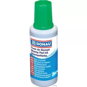 Bélyegzőfesték, 30 ml, DONAU, zöld