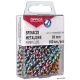 Gemkapocs, 28 mm, csíkos, OFFICE PRODUCTS, színes