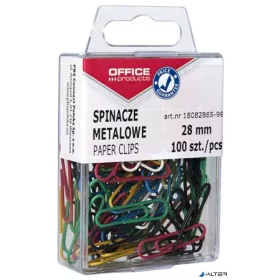 Gemkapocs, 28 mm, OFFICE PRODUCTS, színes