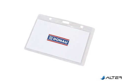 Azonosítókártya tartó, 105x65 mm, hajlékony, fekvő, DONAU
