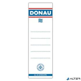   Cserecímke, iratrendezőhöz, kétoldalas, 48x153 mm, DONAU, fehér
