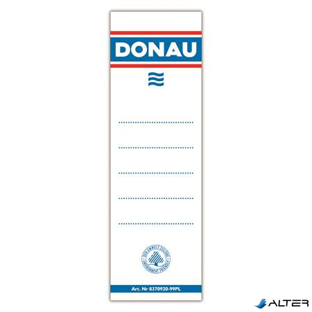 Cserecímke, iratrendezőhöz, kétoldalas, 48x153 mm, DONAU, fehér