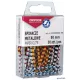 Gemkapocs, 50 mm, csíkos, OFFICE PRODUCTS, színes