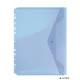 Irattartó tasak, A4, PP, patentos, lefűzhető, DONAU, kék