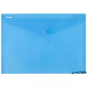 Irattartó tasak, A4, PP, patentos, DONAU, kék
