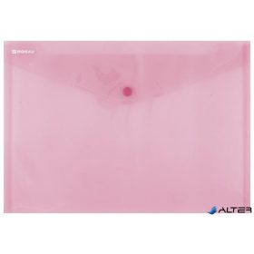 Irattartó tasak, A4, PP, patentos, DONAU, piros