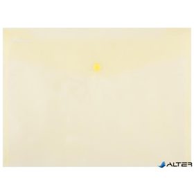 Irattartó tasak, A4, PP, patentos, DONAU, sárga