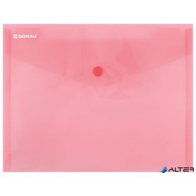 Irattartó tasak, A5, PP, patentos, DONAU, piros