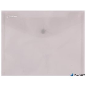 Irattartó tasak, A5, PP, patentos, DONAU, szürke