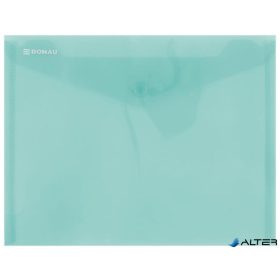 Irattartó tasak, A5, PP, patentos, DONAU, zöld