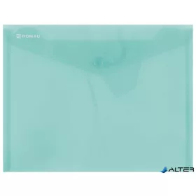 Irattartó tasak, A5, PP, patentos, DONAU, zöld