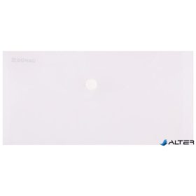 Irattartó tasak, DL, PP, patentos, DONAU, áttetsző